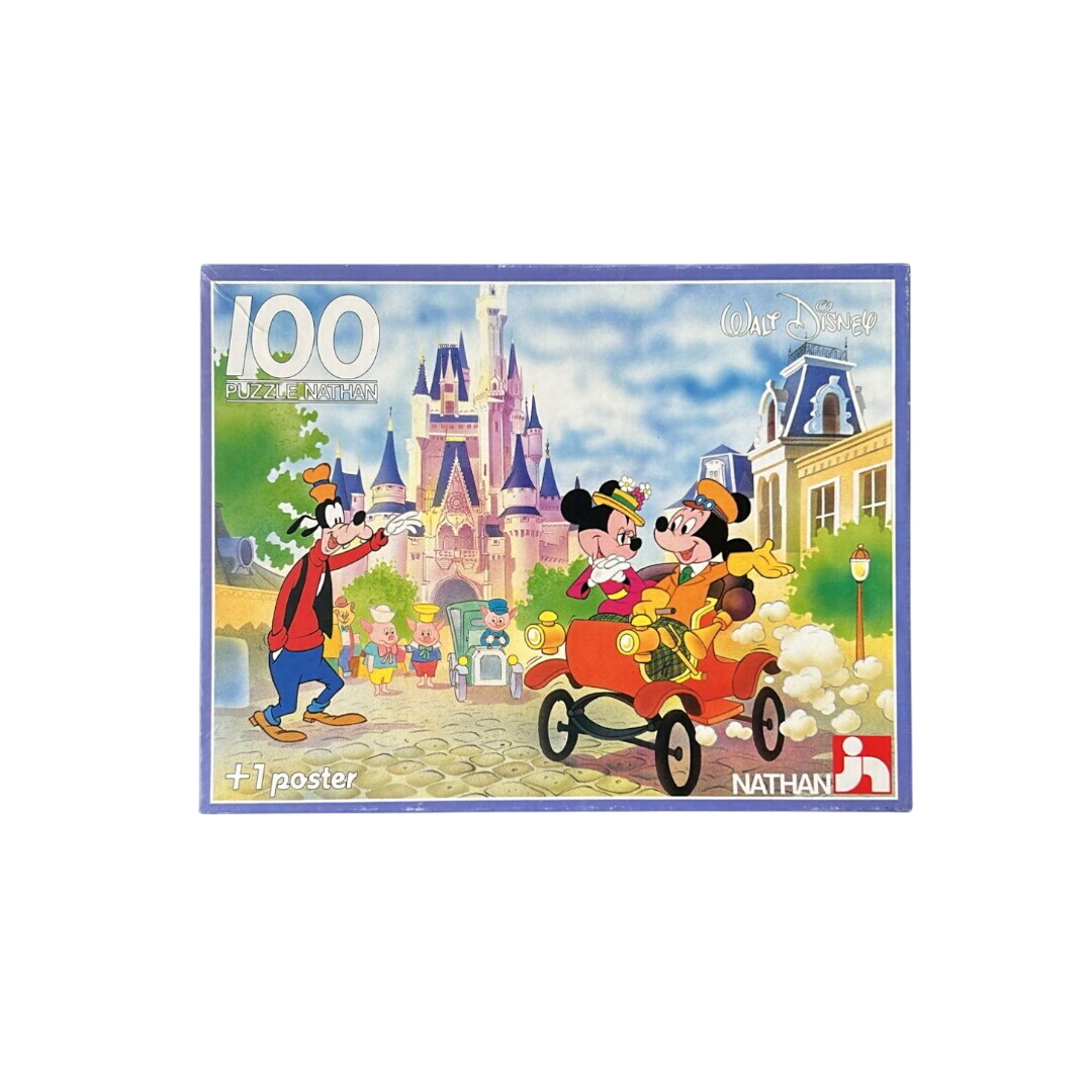 Acheter Puzzle - Mickey et château de Disneyland Paris - 100 pièces- Édition 1987 Très bon état - 10,80 € Puzzle - Mickey et château de Disneyland Paris - 100 pièces- Édition 1987 Très bon état - reconditionné disponible sur Label Emmaüs